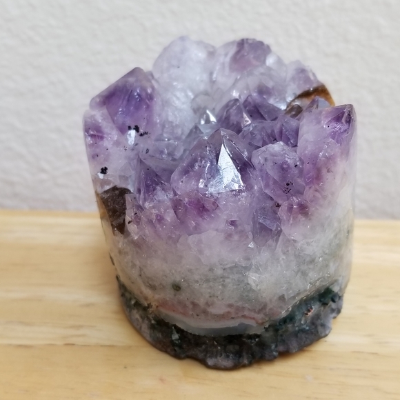 1146 Rare Collectible Real Amethyst Cylindrical Cu - Picture 13 of 13